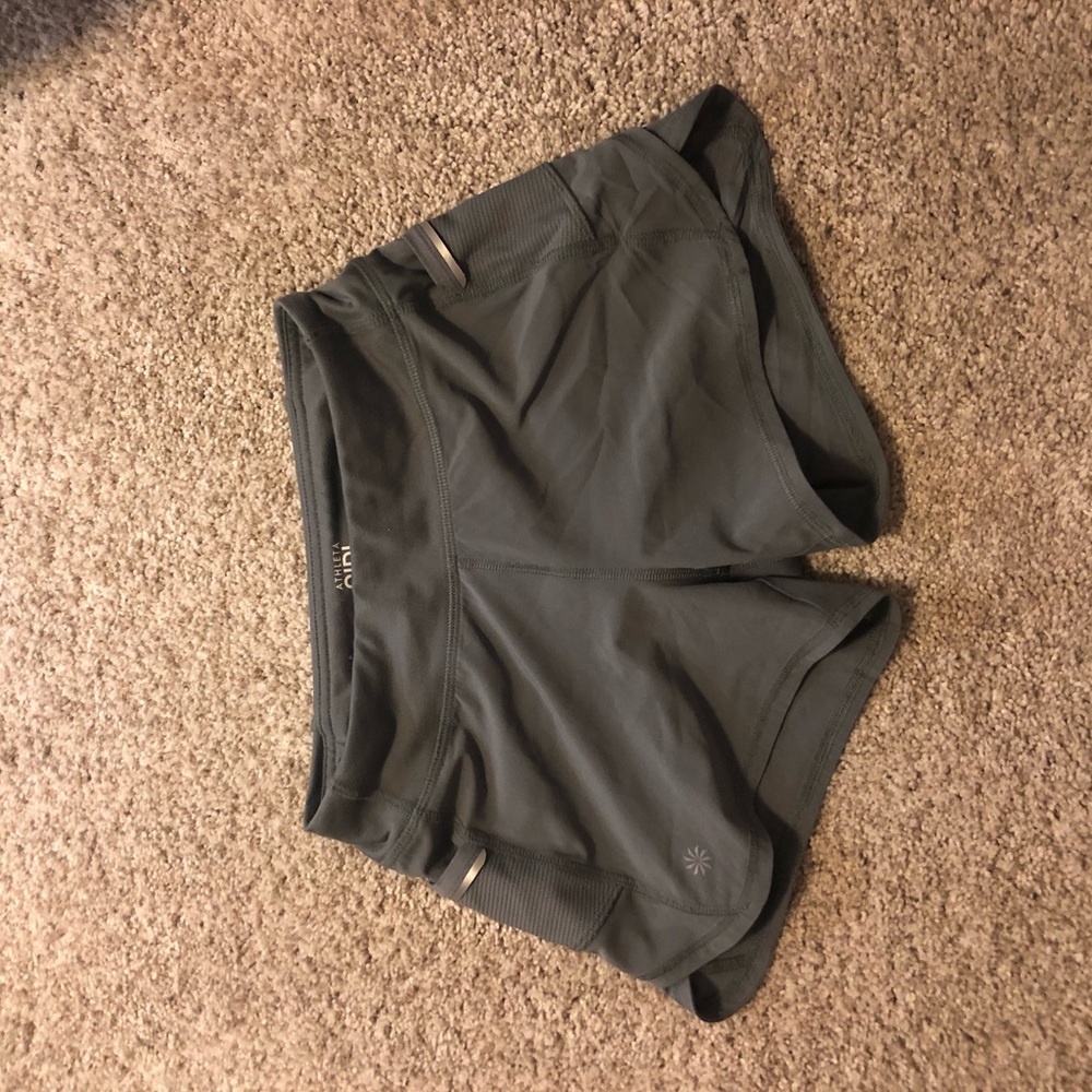 Grey Athleta girl shorts size m 8-10